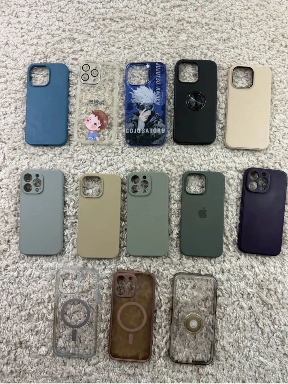 Assorted iPhone 14 Pro Max Phone Cases - Apple, Poppy Etc.